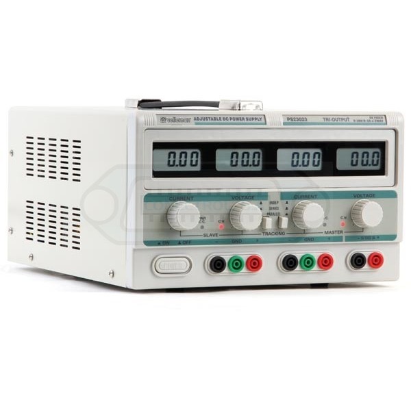FUENTE ALIMENTACIÓN LABORATORIO 2x 0-30V & 5V / 2x 0-3A