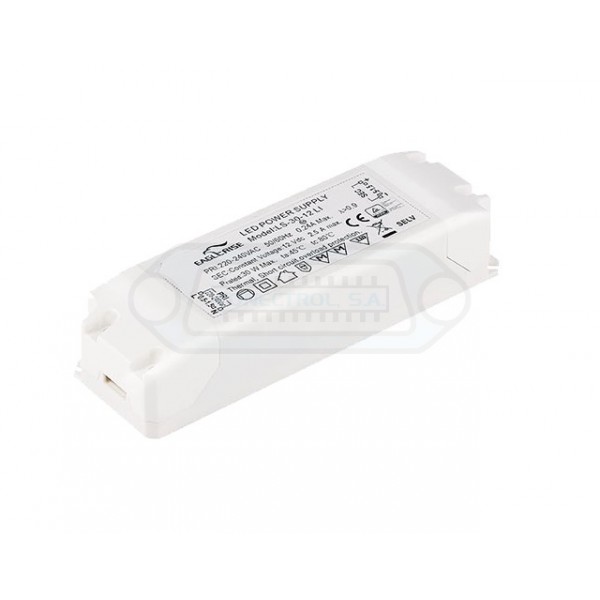 DRIVER LED 12V 30W VOLTAJE CONSTANTE