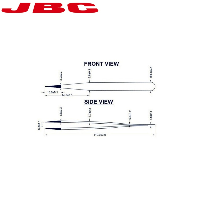 PINZAS DE PUNTA ULTRAFINA JBC 3C SA - Imagen 3