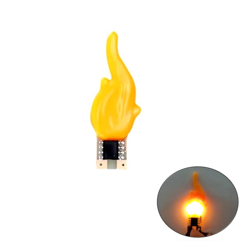 LÁMPARA LED EFECTO LLAMA DE VELA DC 5V 20mAh 2200K
