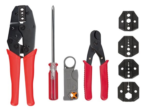 MALETIN HERRAMIENTAS CRIMPADO Y CORTE CABLE COAXIAL - Imagen 3