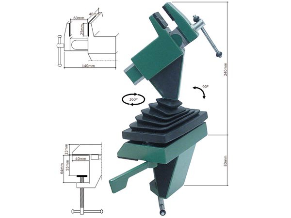 TORNILLO DE BANCO VTTV2 CON CABEZAL - Imagen 3