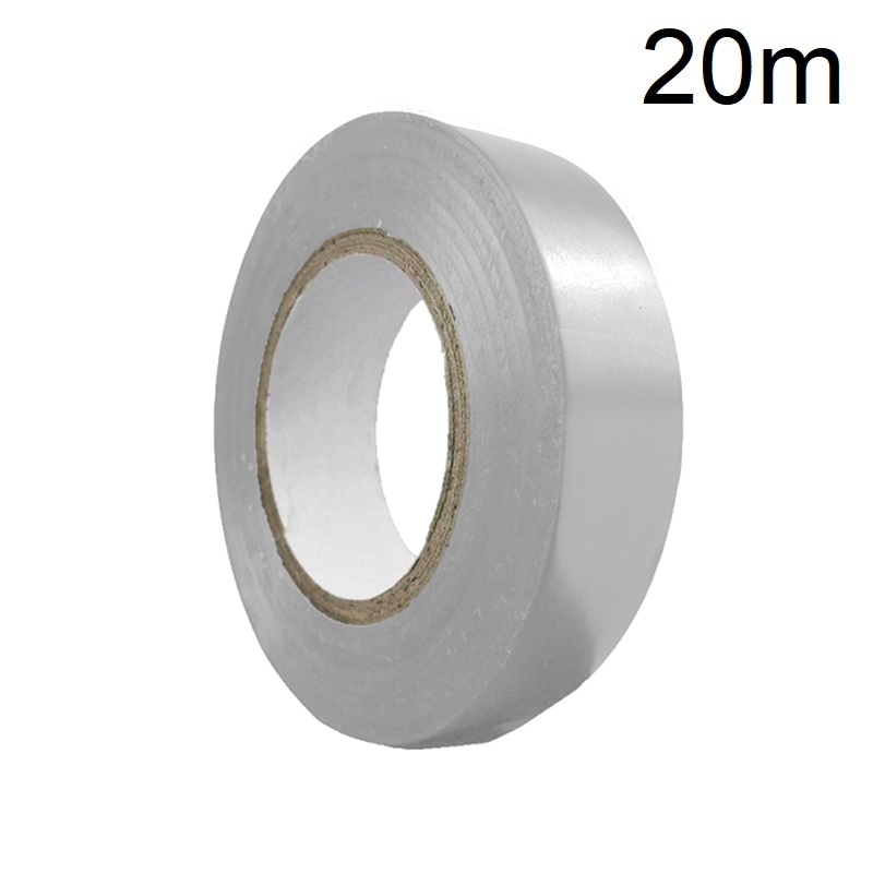 CINTA AISLANTE ADHESIVA 20m GRIS