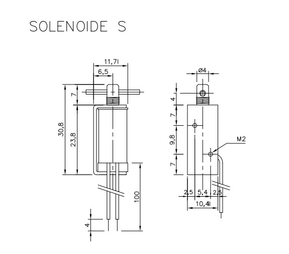 SOLENOIDE / ELECTROIMÁN 12V DC RALUX S - Imagen 3
