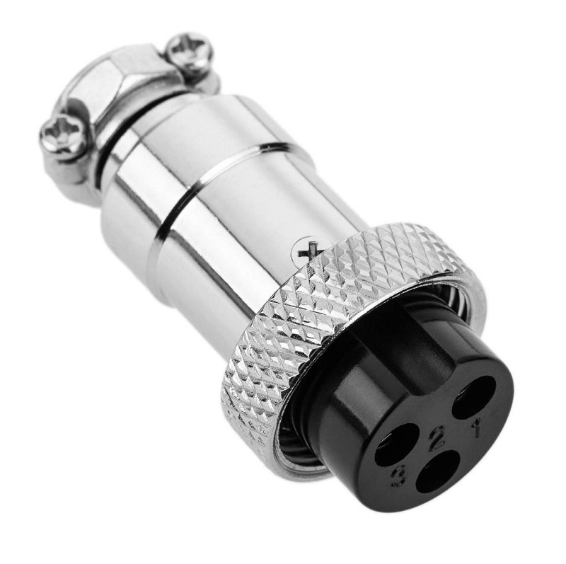 CONECTOR GX16 3P HEMBRA AEREA