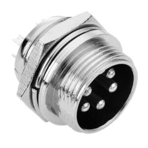 CONECTOR GX16 5P MACHO CHASIS