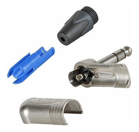 CONECTOR JACK 6.35mm MACHO ESTÉREO 90º AÉREO NEUTRIK NÍQUEL/NÍQUEL - Imagen 3