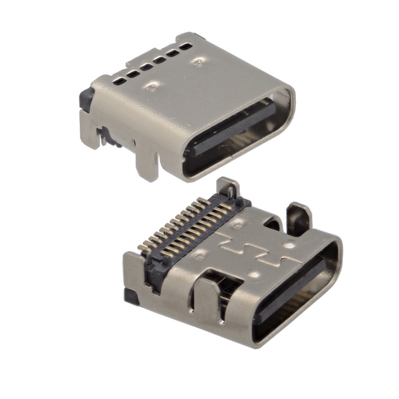 CONECTOR USB-C 3.1 HEMBRA 90º SMD