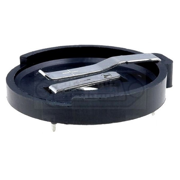 PORTAPILAS BOTÓN 1 PILA Ø23.88mm PCB