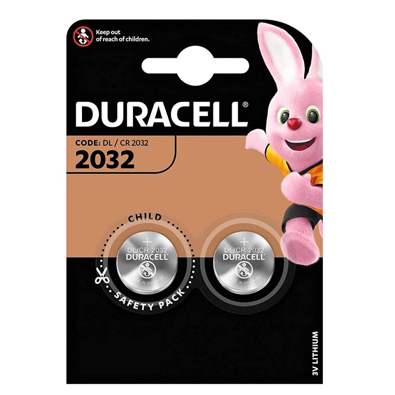 PILA BOTÓN DURACELL 2032 LITIO 3V PACK 2U