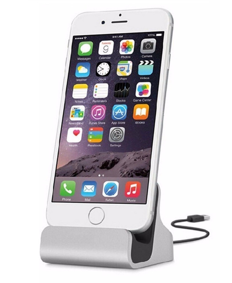 BASE DE CARGA Y DATOS XBX-01 PARA IPHONE