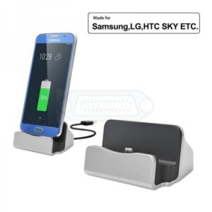 BASE DE CARGA Y SINCRONIZACION USB-C/MICRO