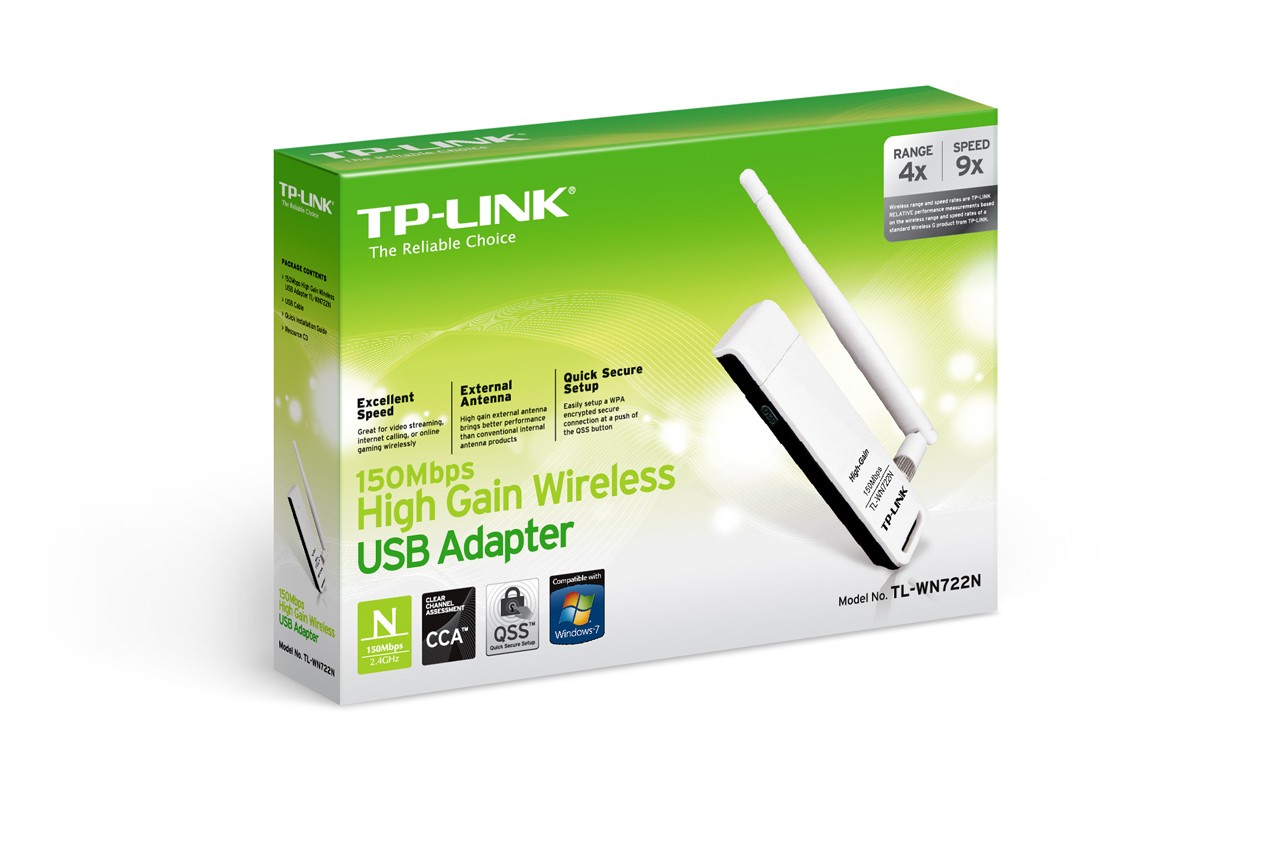 ADAPTADOR USB WIRELESS N TP-LINK 150MBPS. ALTA GANANCIA - Imagen 3