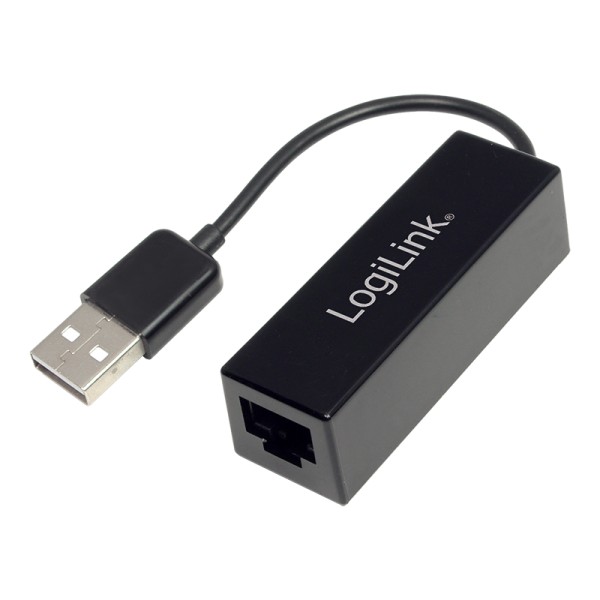 ADAPTADOR USB 2.0 A ETHERNET GIGABIT LOGILINK C/ CABLE.