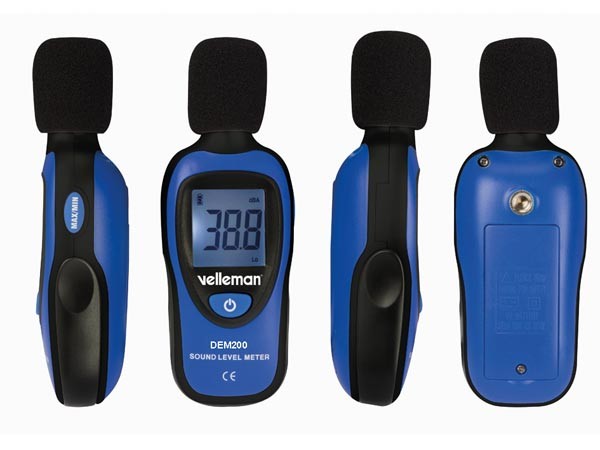 SONÓMETRO DIGITAL MINI DEM200 RANGO 30-130dB - Imagen 3