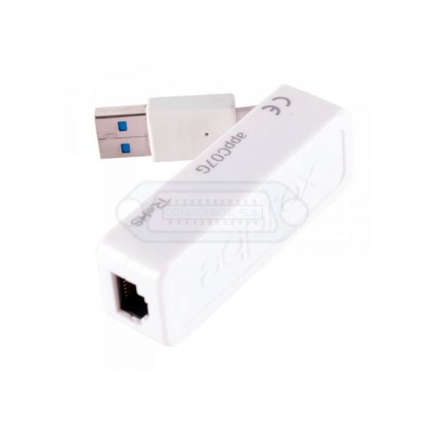 ADAPTADOR USB 3.0 A ETHERNET GIGABIT AQPROX C/ CABLE