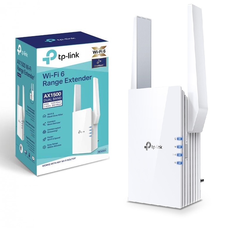 EXTENSOR WI-FI 6 AX1500 DUAL BAND ONEMESH