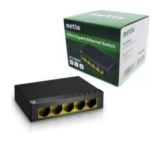 SWITCH ETHERNET 5P. NETIS 10/100/1000MBPS AUTO MDI/MDI-X
