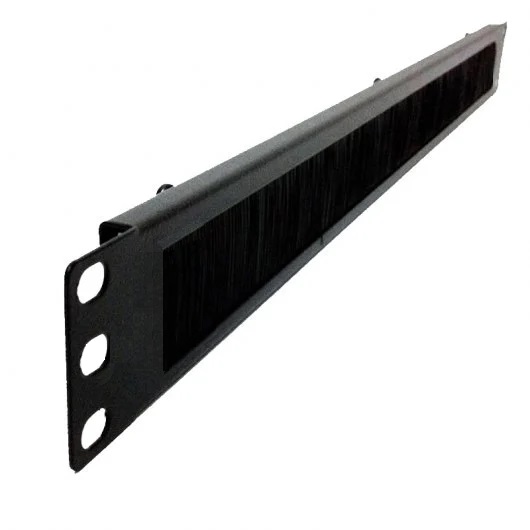 PANEL PASACABLES 19" 1U CON CEPILLO CERRADO