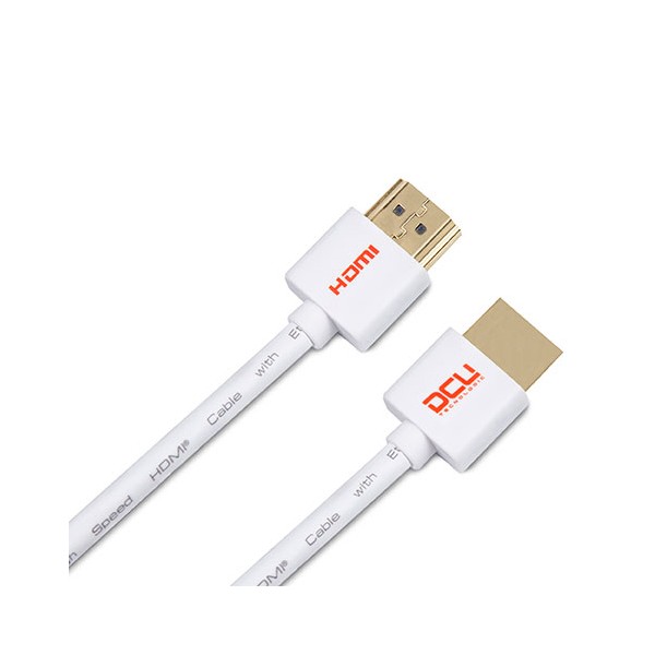 CABLE HDMI 1.3 M-M SLIM HDTV DCU BLANCO 1.5m