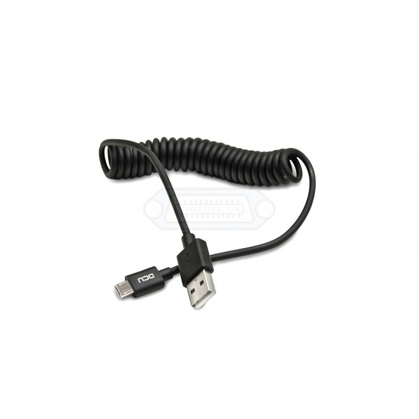 CABLE USB-A 2.0 MACHO a MicroUSB (B) MACHO DCU RIZADO NEGRO 1.5m