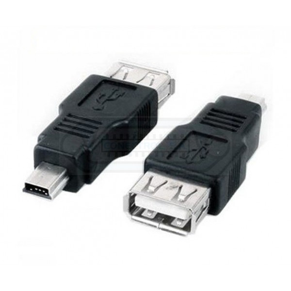 ADAPTADOR USB-A /H A MINI USB-B 5P /M