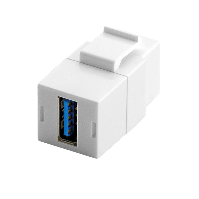ADAPTADOR USB 3.0 TIPO A H-H KEYSTONE PANEL - Imagen 3