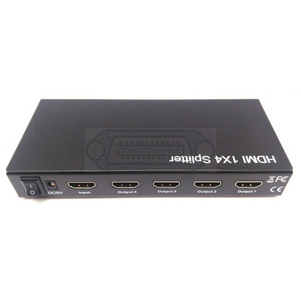 SPLITTER HDMI 1.4V 4 SALIDAS 1080P 3D