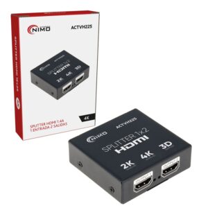 SPLITTER HDMI 1.4V 2 SALIDAS 2K&4K 3D