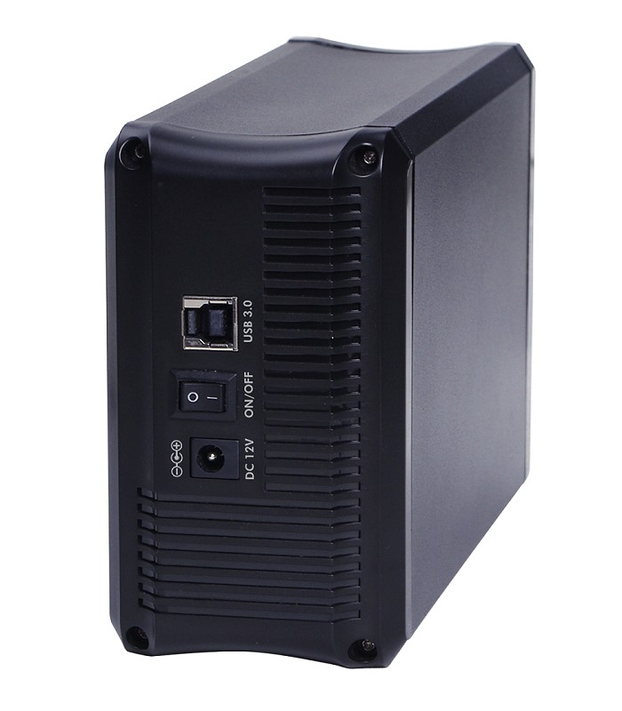 CARCASA HDD USB 3.0 RAID DOBLE SATA III 3.5" - Imagen 3