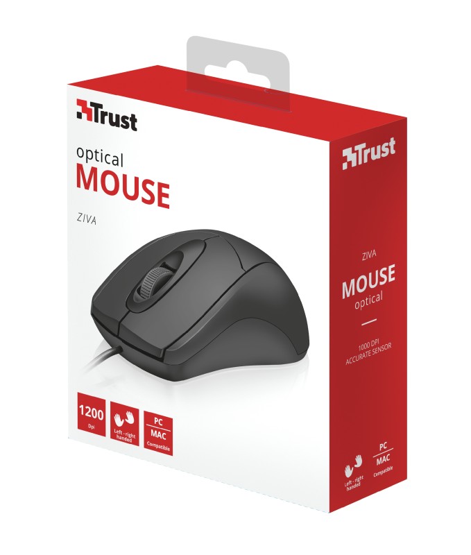 RATÓN ÓPTICO USB TRUST ZIVA - Imagen 3