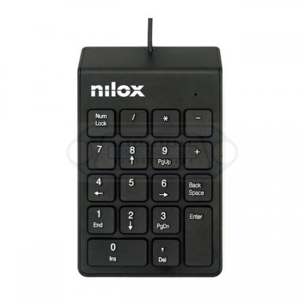 TECLADO NUMÉRICO USB NILOX NEGRO