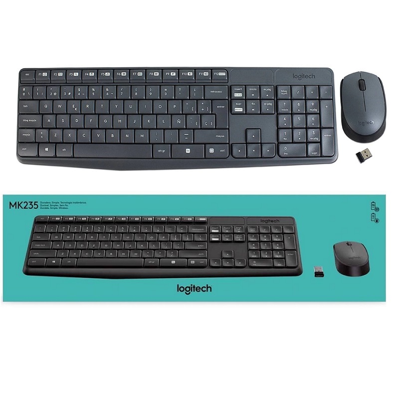 COMBO TECLADO + RATÓN WIRELESS LOGITECH MK235 - Imagen 3
