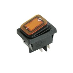 INTERRUPTOR ESTANCO IP54 ON-OFF 16A/250V LUZ AMBAR PANEL