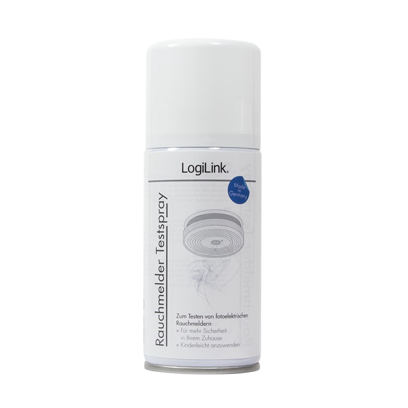 SPRAY DE PRUEBA PARA DETECTOR DE HUMO LOGILINK 150ML