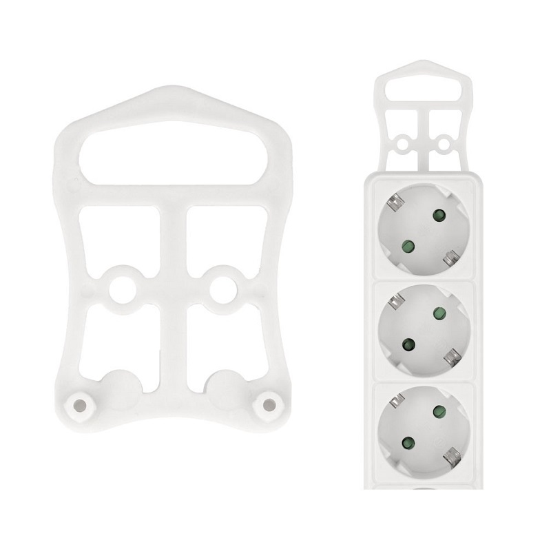 REGLETA ELÉCTRICA 6 SALIDAS SCHUKO BLANCO SIN CABLE - Imagen 4