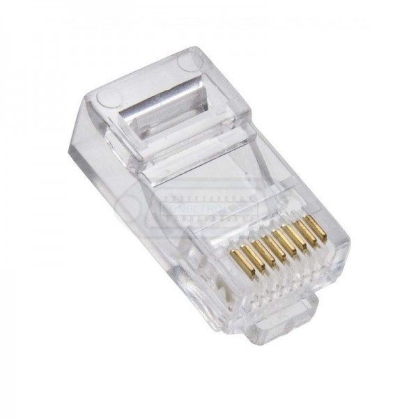 CONECTOR TELEFÓNICO MODULAR MACHO 8P/8C