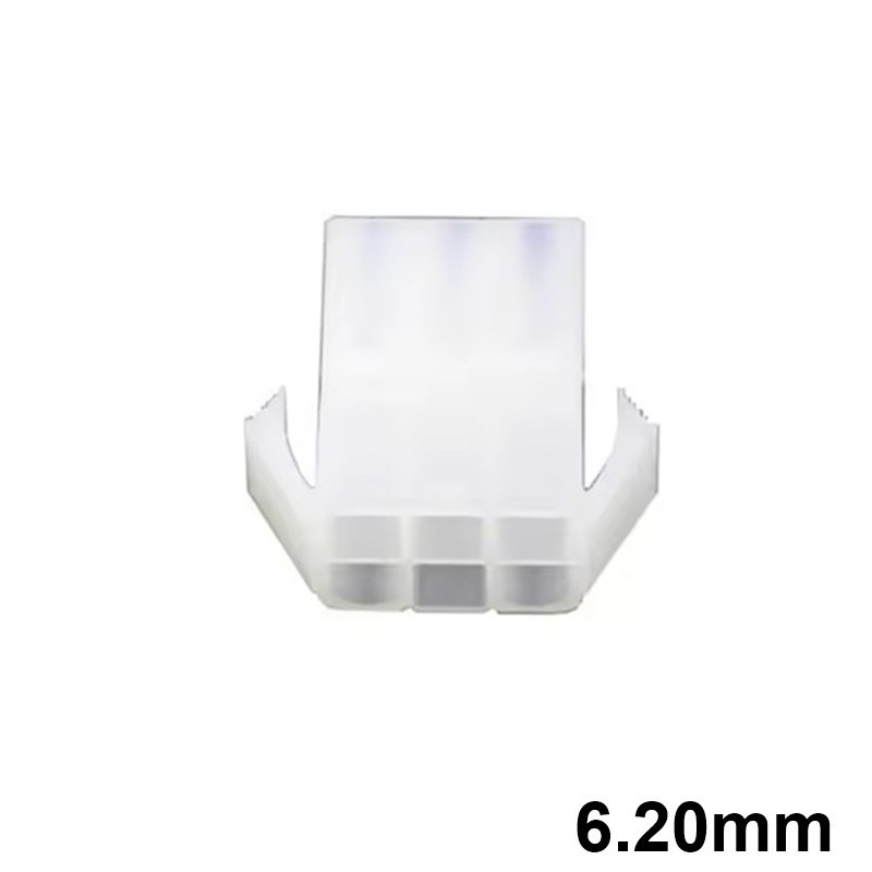 CONECTOR POWER 6.20mm 6C (3x2 FILAS) MACHO AÉREO