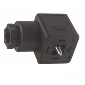 CONECTOR ELECTROVALVULAS TIPO A 3 PINES 12 A 230 VOL. DIN 43650