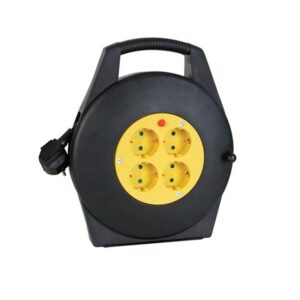 ENROLLACABLE MULTIENCHUFE 4 SALIDAS 3X1.5MM 10M