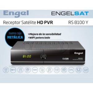 RECEPTOR SATÉLITE DVB-S2 HD ENGEL RS8100Y , WIFI