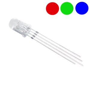 DIODO LED Ø5mm RGB 2V...4VDC ÁNODO COMÚN