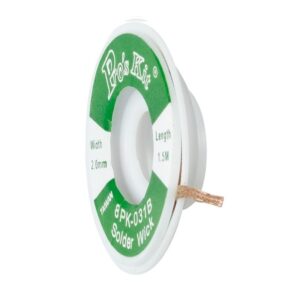 MALLA DESOLDADORA 2.0mm x 1.5m COBRE CON FLUX