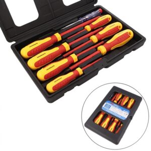 KIT DESTORNILLADORES PROFESIONALES 8P AISLADOS AC 1000V
