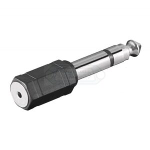 ADAPTADOR JACK 6.3mm MACHO MONO - JACK 2.5mm HEMBRA MONO
