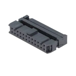 CONECTOR IDC 24P (2Lx12P) HEMBRA 2.54mm CRIMPAR CINTA PLANA