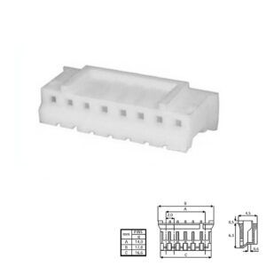 CONECTOR POSTE 2,00mm 8 PINES HEMBRA