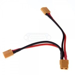 CABLE DOBLE XT60 1H-2M 60A ALTA POTENCIA