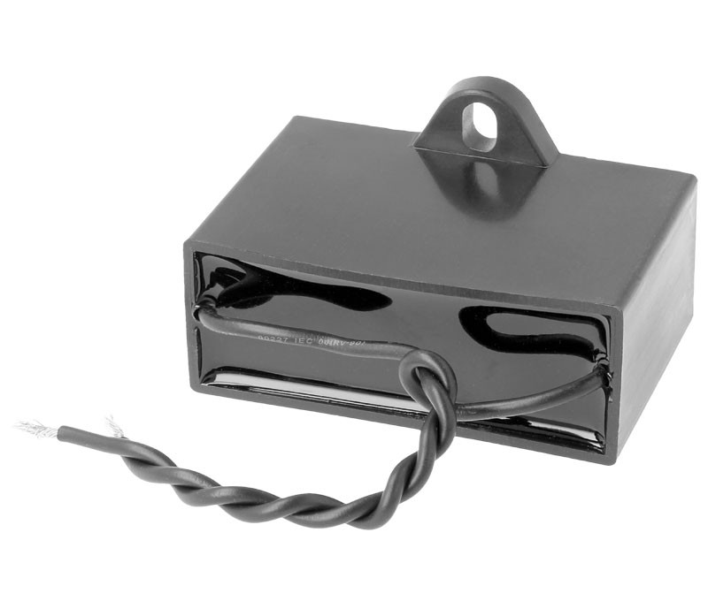 CONDENSADOR ARRANQUE MOTOR 10 uF 450VCA CON CABLE - Imagen 3