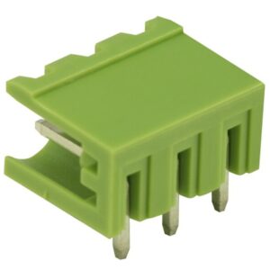 CLEMA MACHO ACODADO 3 PINES  PASO 5.08mm. MSTB3G